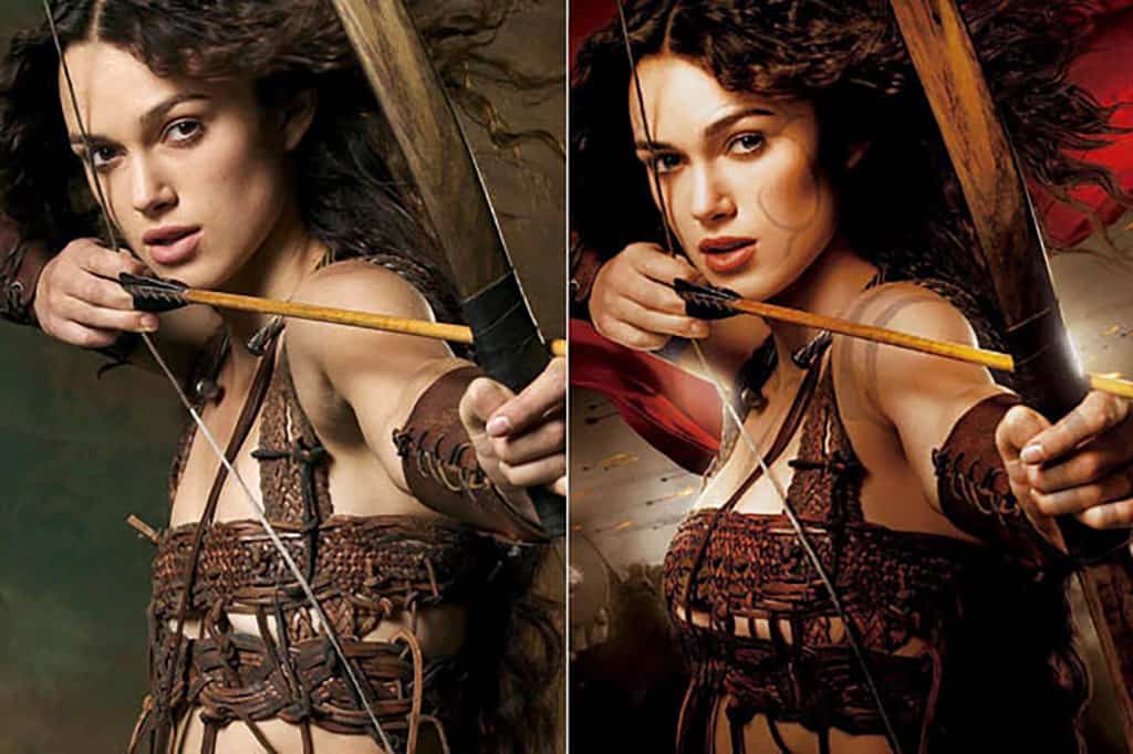 Actrices con Photoshop