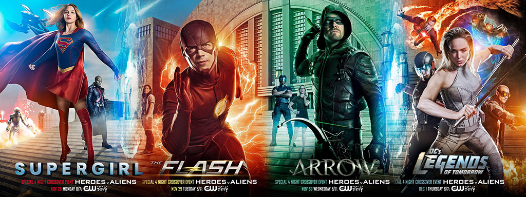 crossover flash arrow supergirl legends of tomorrow