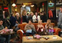Los protagonistas de Friends en la cafetería Central Perk