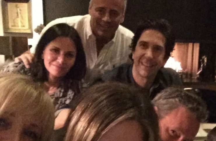 Jennifer Aniston en Instagram - Reunión de los actores de Friends