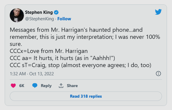 El teléfono del señor Harrigan Explicación de los mensajes y final explicado (2)