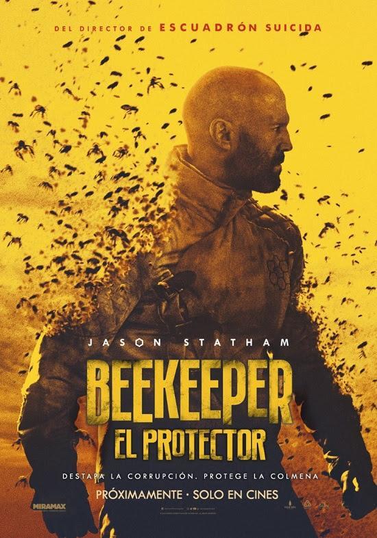 Beeekeeper el protector Review Poster