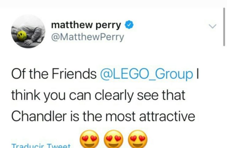 Matthew Perry Chandler Lego de Friends TV Series