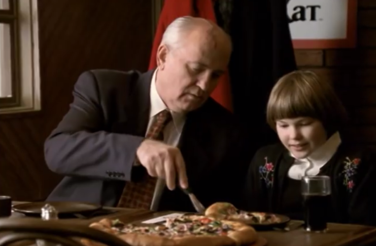 Mikhail Gorbachev Pizza Hut
